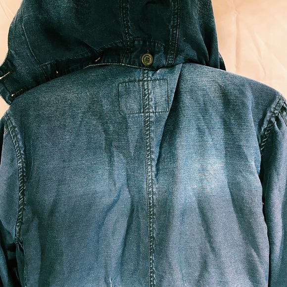 Zara Denim Parka Jacket. - Picture 6 of 9